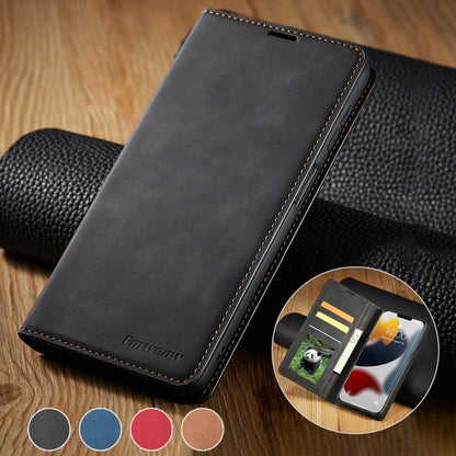 iPhone 15 Leather Wallet Case