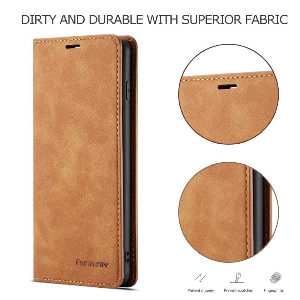 iPhone Flip Leather Wallet Case