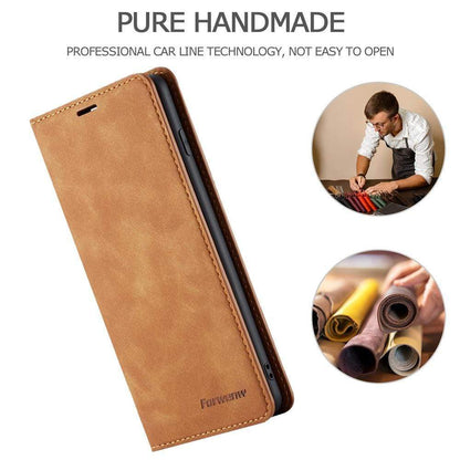 iPhone Flip Leather Wallet Case