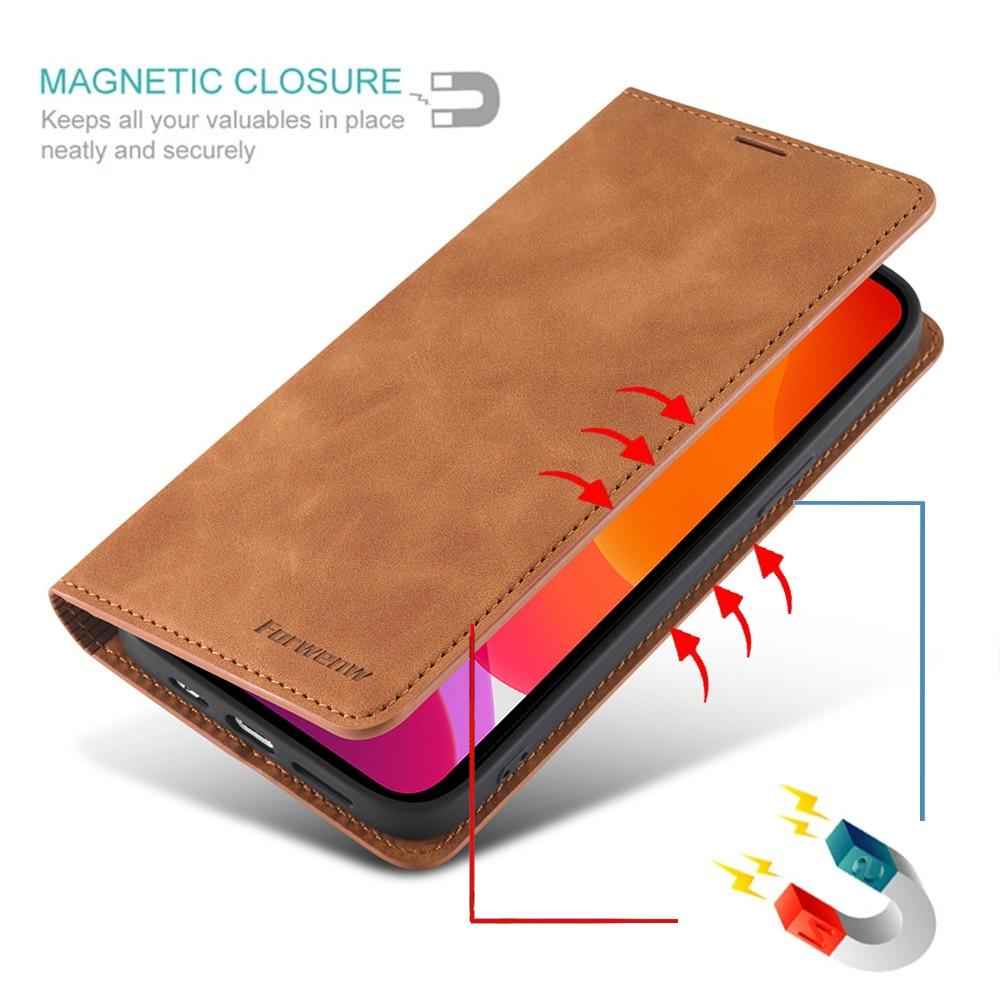 iPhone Flip Leather Wallet Case