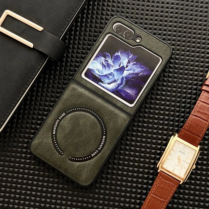 Samsung Z Flip Leather Phone Case
