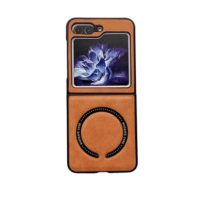 Samsung Z Flip Leather Phone Case