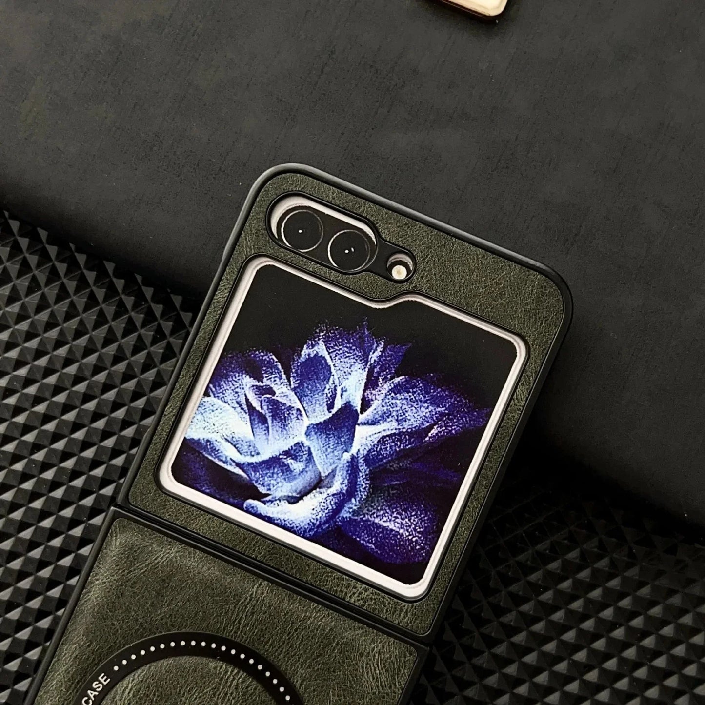 Samsung Z Flip Leather Phone Case