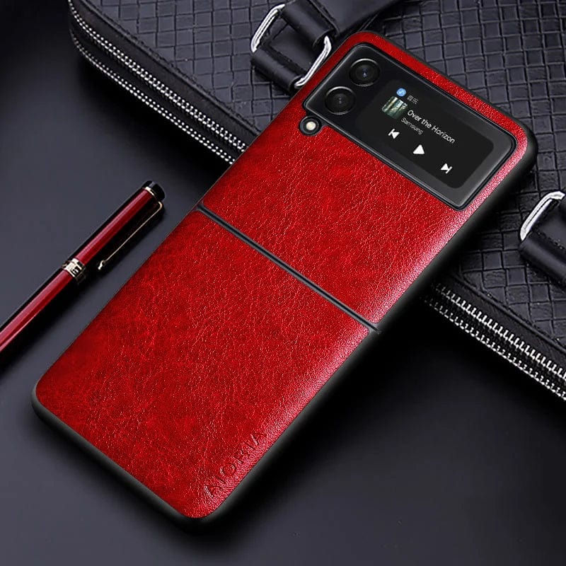 Samsung Z Flip Leather Case