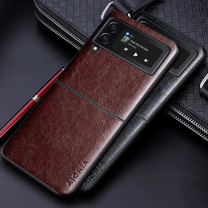 Samsung Z Flip Leather Case