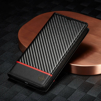 iPhone 15 Carbon Fiber Wallet Case