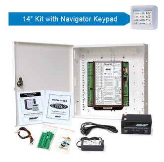 Ness M1 GOLD 14" KIT with Navigator Touchscreen Keypad – Advanced Hybrid Security and Automation Control Panel (SKU: NASS-K-1002-NAV)