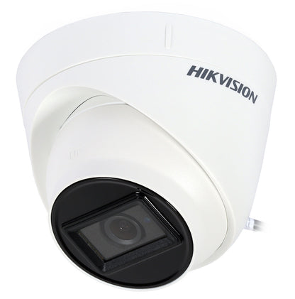 Hikvision DS-2CE78H8T-IT3F 5MP Outdoor Turret Camera with 130dB WDR, EXIR 60m IR, 4-in-1 Output, IP67, 2.8mm Fixed Lens – Security Surveillance System