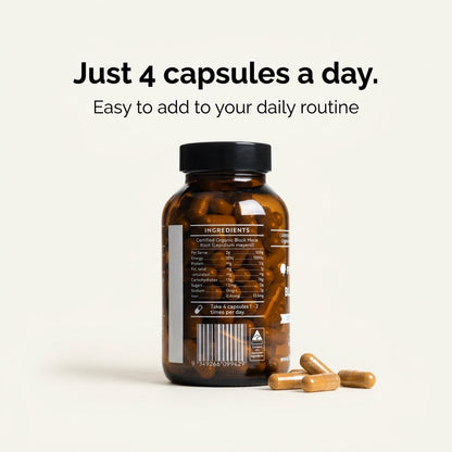 Certified Organic Black Maca Capsules