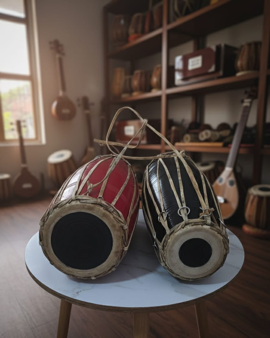 Madal Drum – Handmade Nepali Hand Drum | Traditional Wooden Musical Instrument