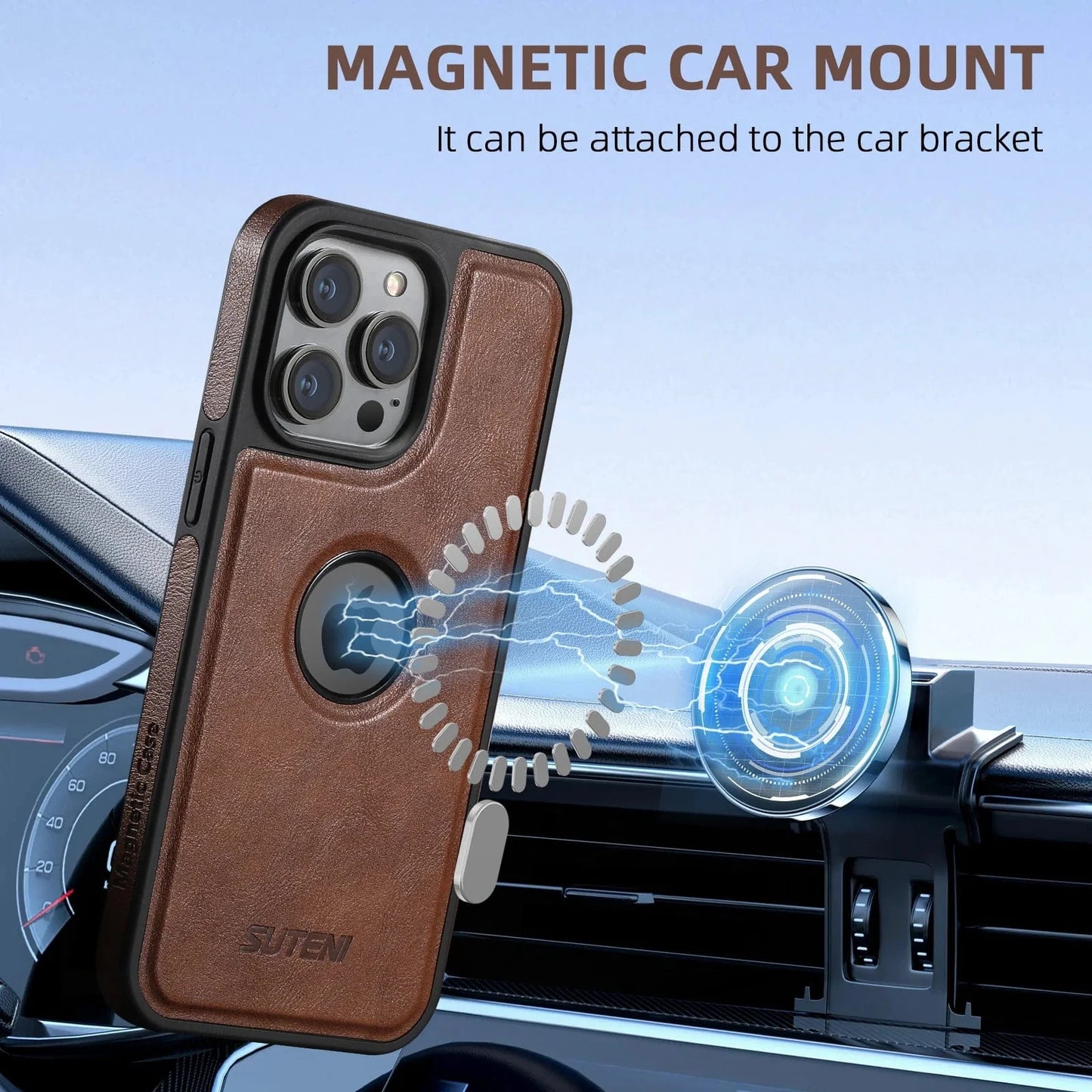iPhone Leather MagSafe Case