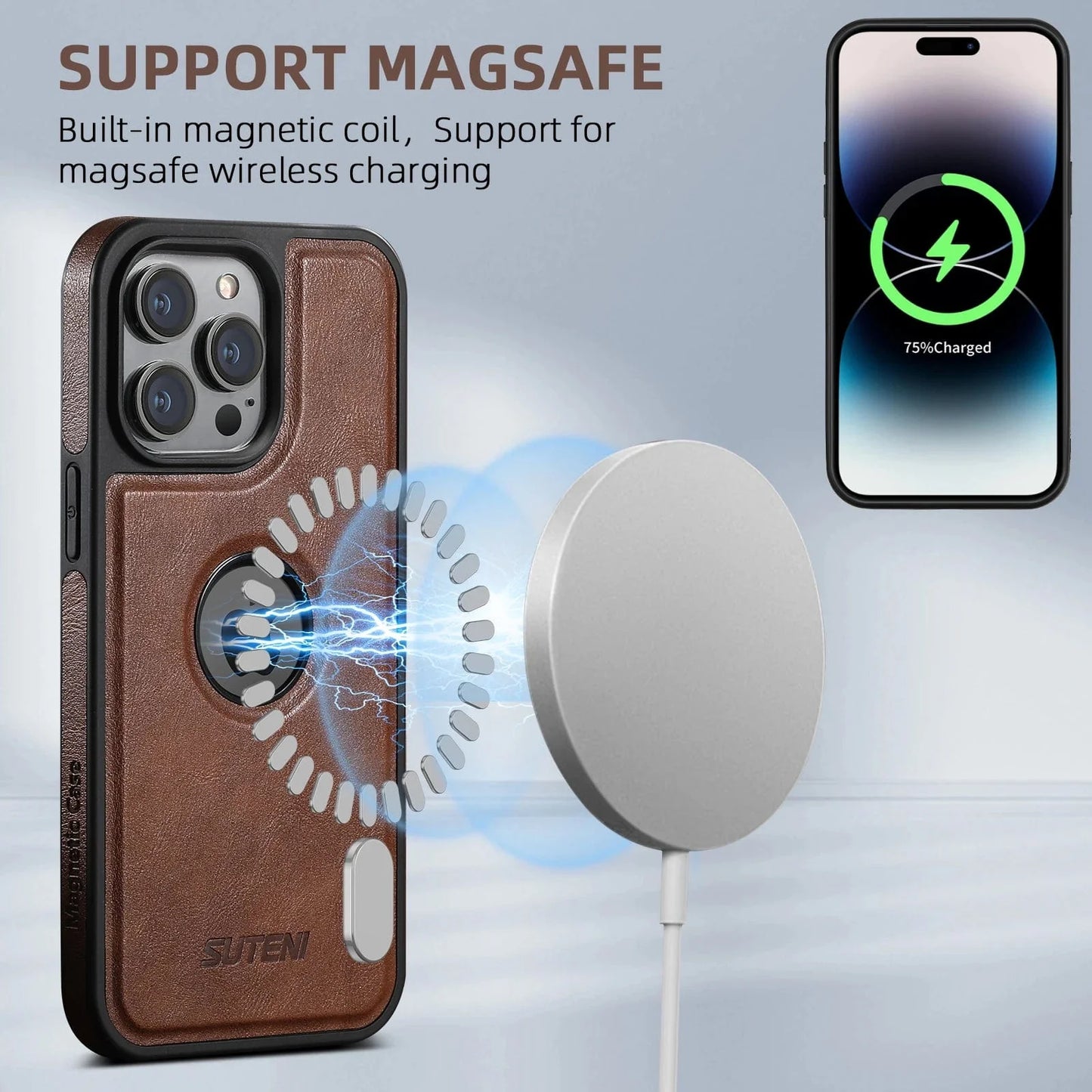 iPhone Leather MagSafe Case