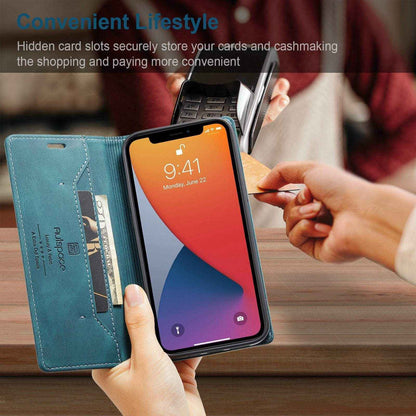RFID iPhone Leather Wallet Case