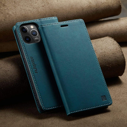 RFID iPhone Leather Wallet Case