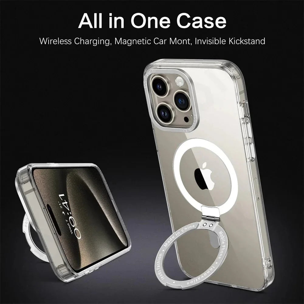 MagSafe iPhone Ring Holder Clear Case