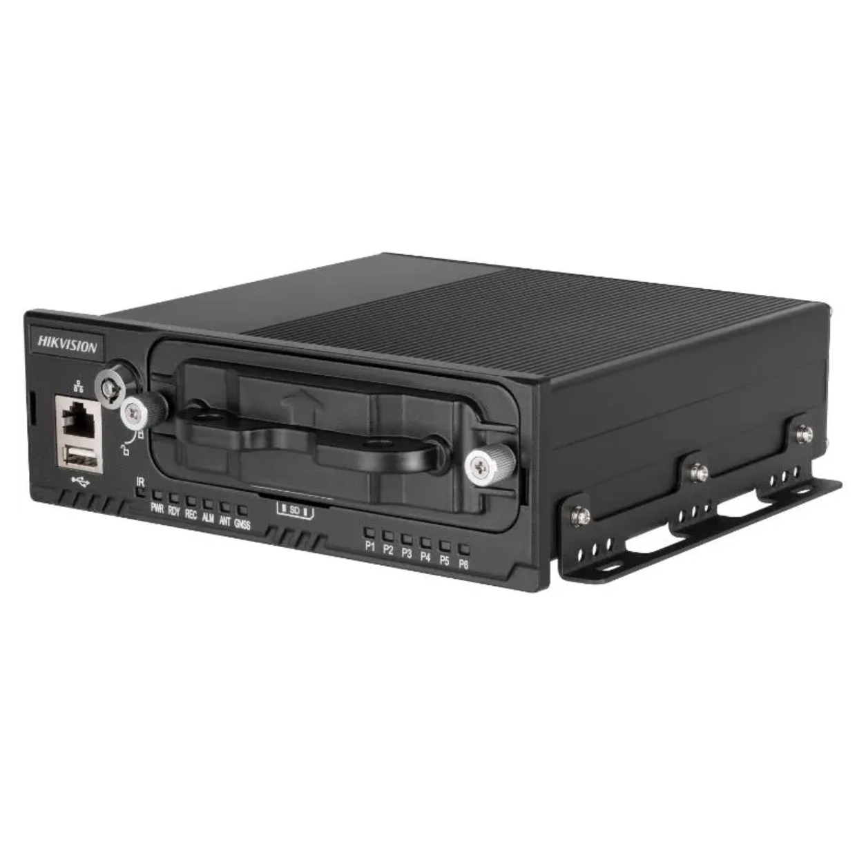 Hikvision AE-MN5043(RJ45) 4-Channel Mobile NVR with Dual HDD/SSD Bays, H.265/H.264, 4G & GPS - Vehicle CCTV