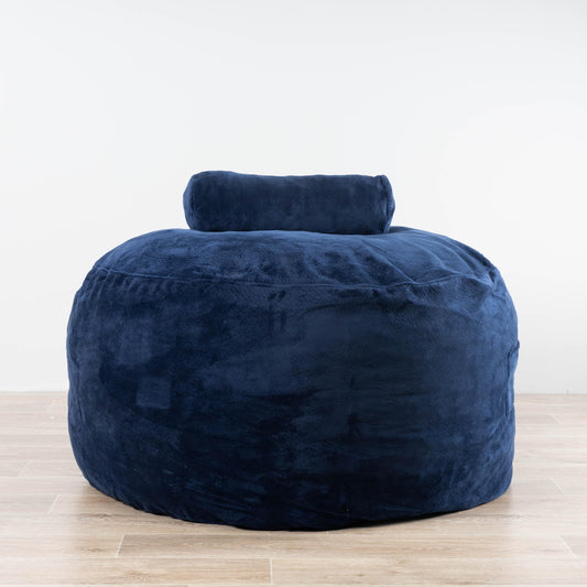 DreamPod® Classic navy plush headrest only, upholstered cushion