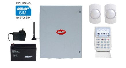 Ness D8XCEL 4G Alarm Kit with KPX+ LCD Keypad & Guardall GP15 PIR Motion Detectors – SKU: K-9410