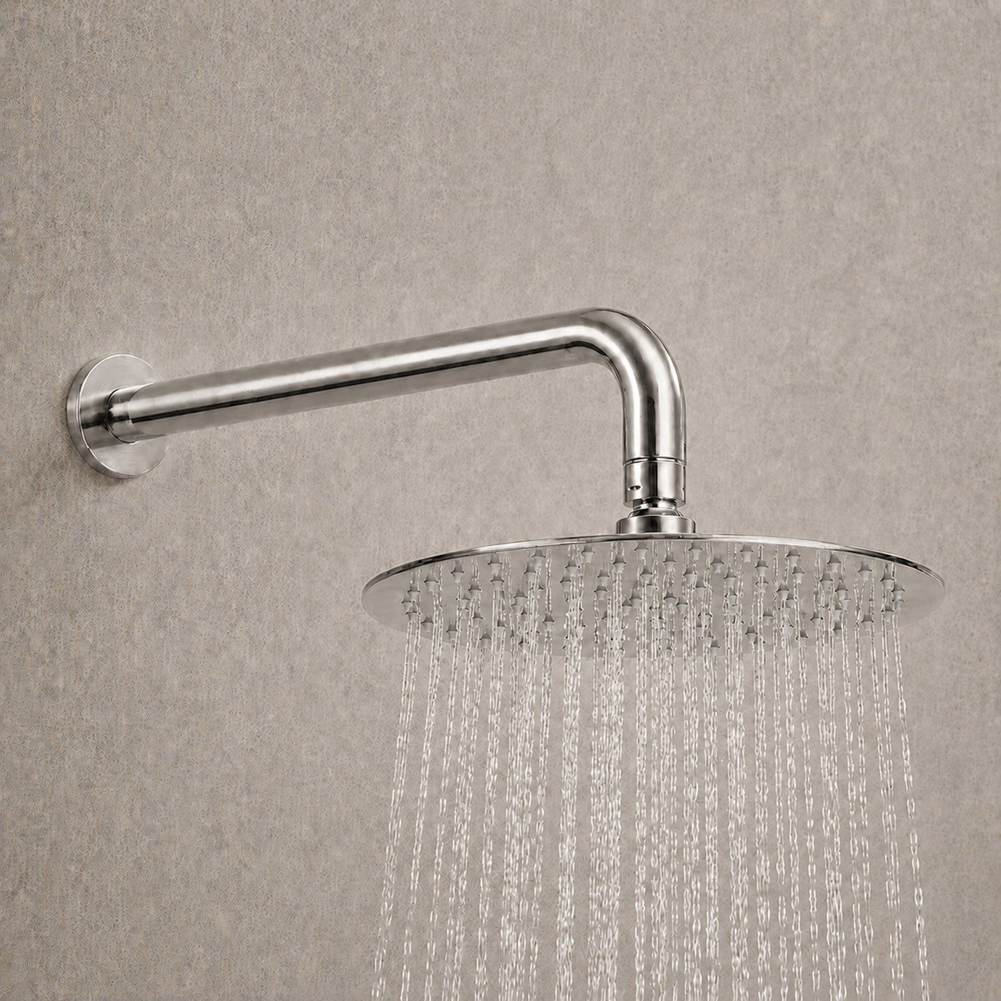Reno Rainfall Shower System - Brushed Nickel