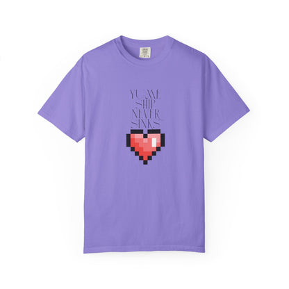 Pixel Heart Unisex Tee  Retro 8 Bit Gaming Shirt |By Aprasi