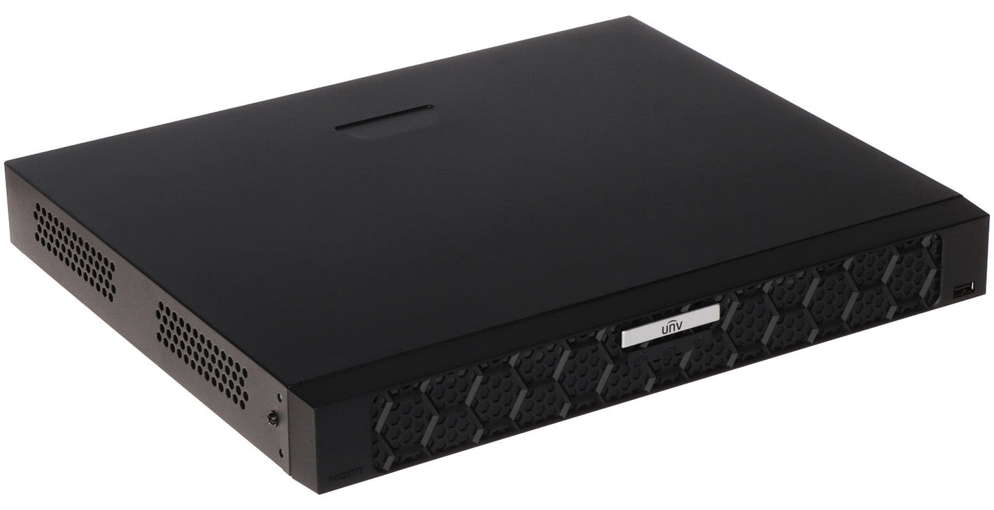 Uniview NVR502-16B-P16 Series Network Video Recorder | 16 Channel PoE NVR with Ultra 265/H.265 Support, 4K HDMI Output, Smart Detection & Cloud Upgrade