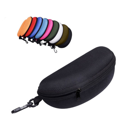 opvise Sunglasses Case Solid Large Space Waterproof Protective Glasses Case Travel Box for Adult Green