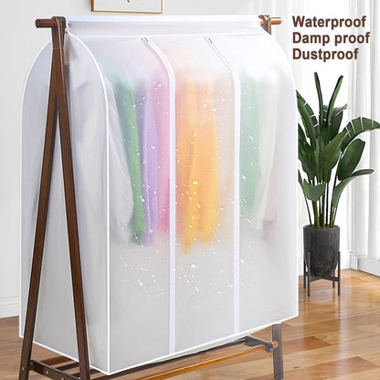 Garment Cover - Storage Bag - 90x100x50cm - Garment Bags with Zipper - Breathable & Dustproof - Transparent Window - Three-dimensional Dust Cover - Clothing Protective Bags - Wider, Sleeker, Moisture, Waterproof - Storage Bags for Clothing - Dresses/ Coat