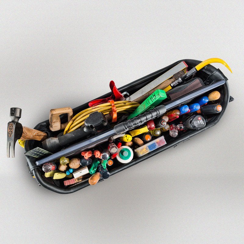Veto Pro Pac OT-XXL Contractor Series HVAC Tool Bag – 58 Tiered Pockets, Open Style, Rugged Build for Technicians (648x241x432mm)
