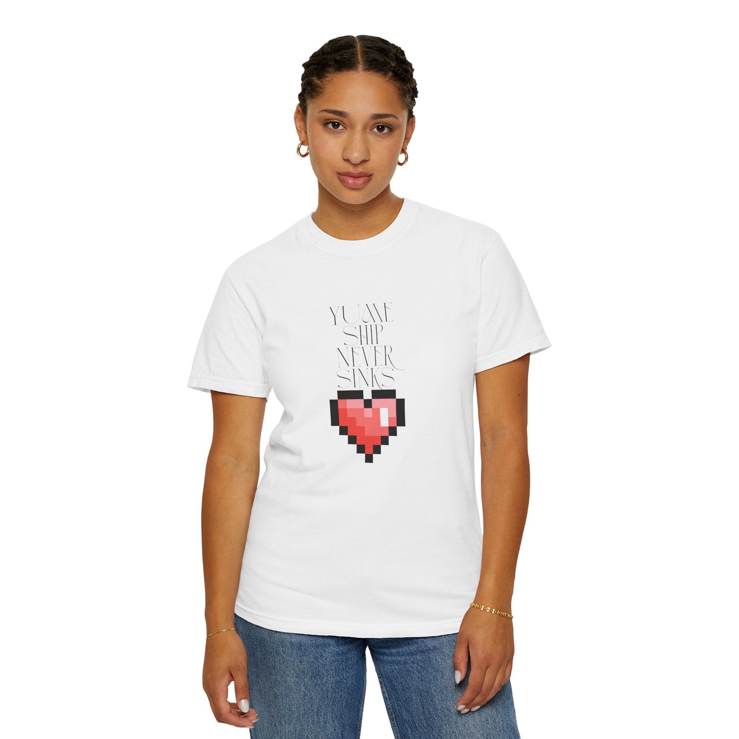 Pixel Heart Unisex Tee  Retro 8 Bit Gaming Shirt |By Aprasi