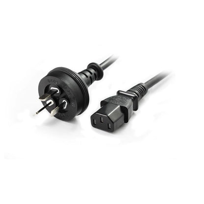 1m Australian 3-Pin Power Cord to IEC-C13 Kettle Plug – RCM Approved Cable for Monitors, PCs, NVRs & Electronics
