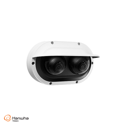 Hanwha Wisenet PNM-12082RVD 6MP x 2CH Multi-Directional Network Dome Camera with IR, Motorised Varifocal Lens, extremeWDR, WiseStream II, TPM 2.0, IP66/IP67 & IK10 PTZ P Series