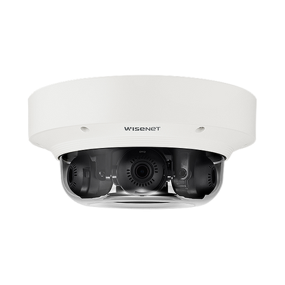 WISENET CT-PNM-9084QZ1 Hanwha P Series 4K Multi-Sensor Vandal Dome with 3-6mm Motorised Vari-Focal PTRZ (4 x 2MP Modules)