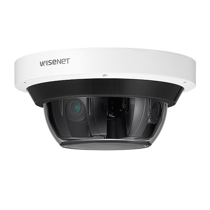WISENET CT-PNM-9084RQZ Hanwha P Series 4K Multi-Sensor IR Vandal Dome with 3.2-10mm Motorised Vari-Focal PTRZ (4 x 2MP Modules)