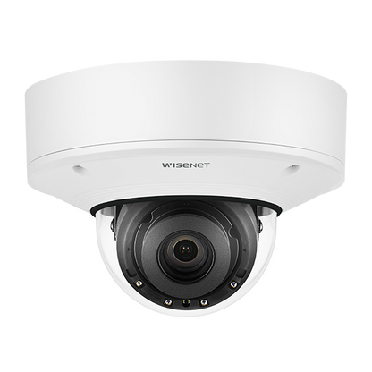 HANWHA HV-PNV-A9081RLP WISENET P Series 4K LPR/ANPR Network IR Vandal Dome Camera (4.5~10mm(2.2x) motorized varifocal)