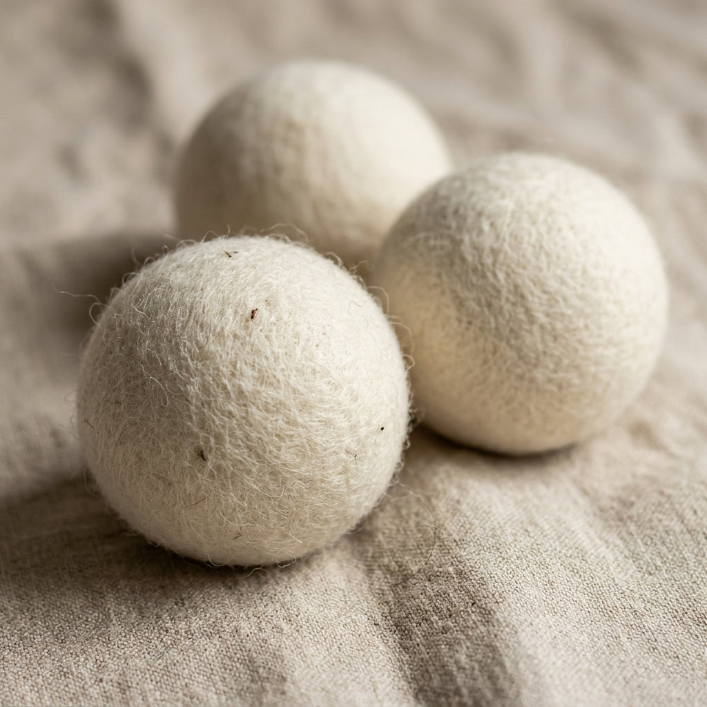 Wool Dryer Balls | Pack of 4 | Handmade in Nepal | Eco Laundry
