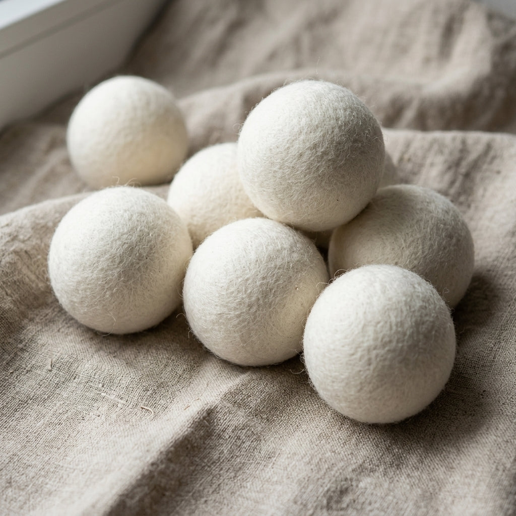 Wool Dryer Balls | Pack of 4 | Handmade in Nepal | Eco Laundry