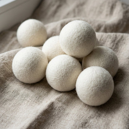 Wool Dryer Balls | Pack of 4 | Handmade in Nepal | Eco Laundry
