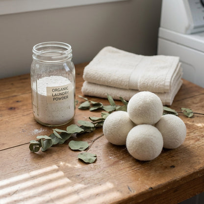 Wool Dryer Balls | Pack of 4 | Handmade in Nepal | Eco Laundry