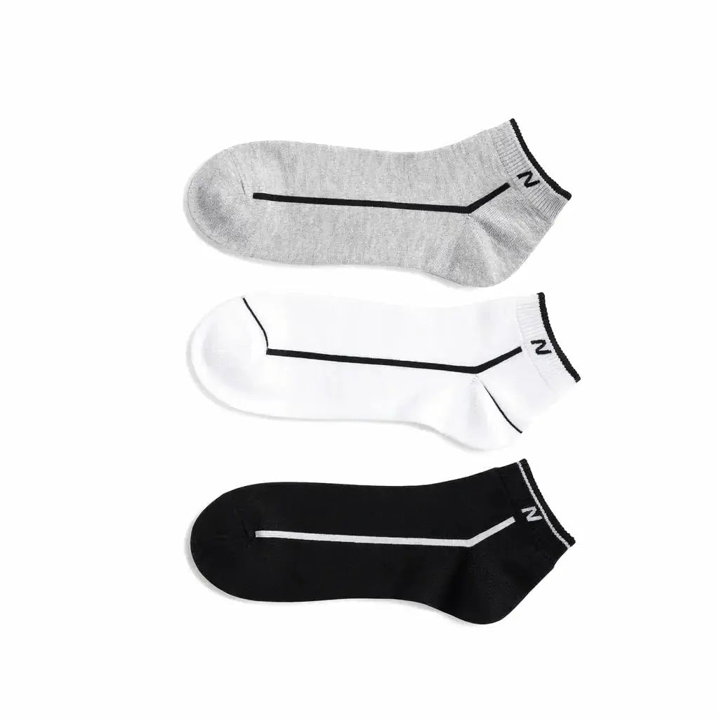 Premium Cotton Sports Ankle Low Cut Socks 6 Pairs