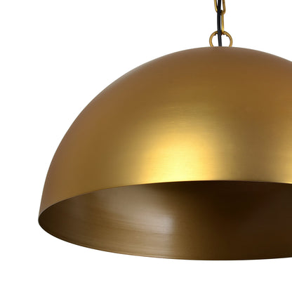 Presley Dome Pendant Light - Gold
