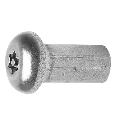 PROLOK Resytork Security Machine Screw – M6 x 30mm, Button Head, 2-Way Drive, 304 Stainless Steel, Pack of 25 with Driver | Tamper-Resistant Fastener | Part No. RTBM630-25