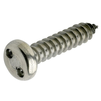 PROLOK Resytork Security Machine Screw – M6 x 30mm, Button Head, 2-Way Drive, 304 Stainless Steel, Pack of 25 with Driver | Tamper-Resistant Fastener | Part No. RTBM630-25
