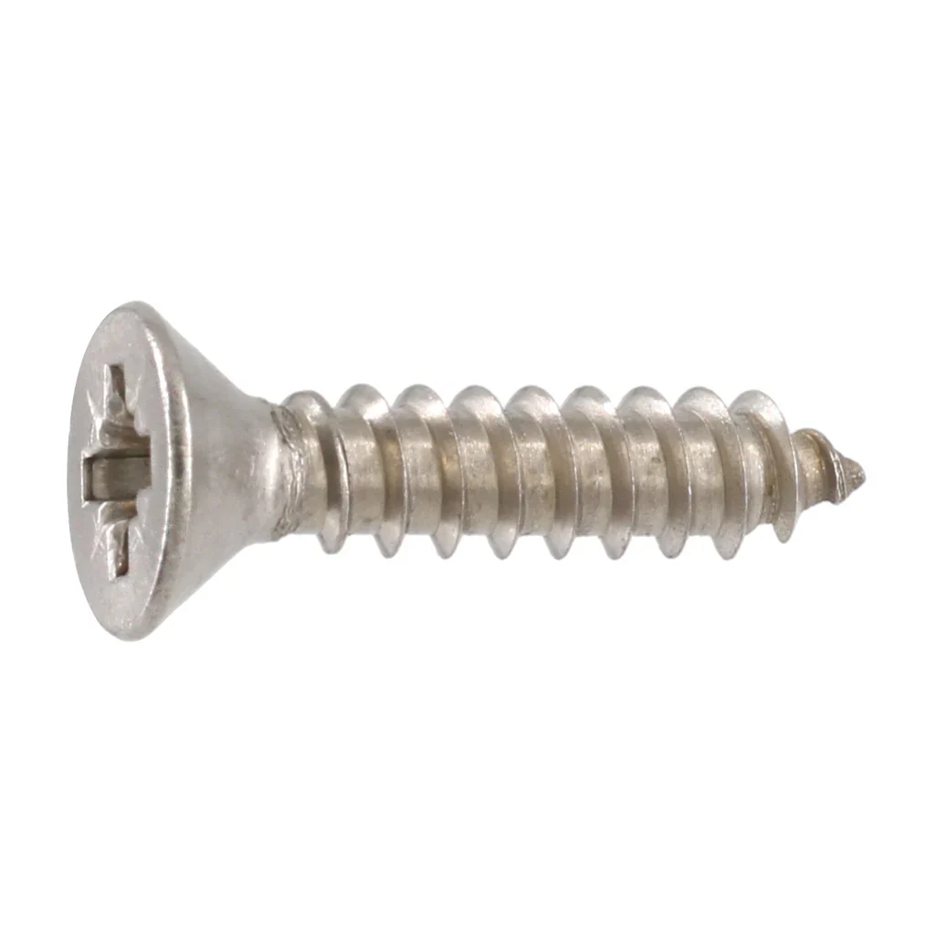 PROLOK Resytork Countersunk Security Screw – 10G x 25mm, 2-Way Self Tapper, AB Thread, 304 Stainless Steel, Pack of 25 with Driver | Tamper-Resistant Fastener | Part No. RTCS10G-25