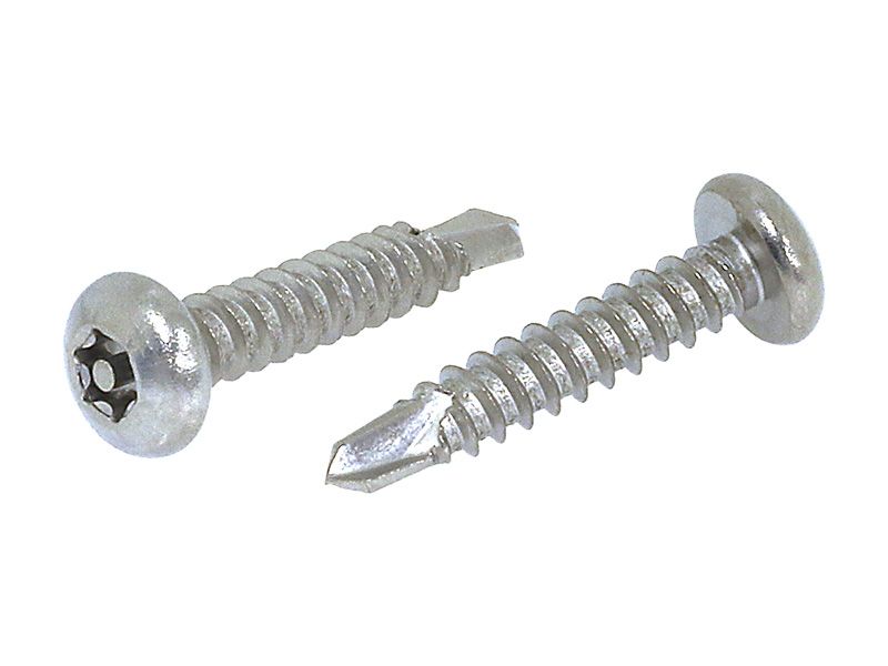 PROLOK Resytork Countersunk Security Screw – Self Tapper, 8 Gauge (4.2mm) x 25mm, 2-Way Drive, 304 Stainless Steel, Pack of 25 with Driver | Tamper-Resistant Fastener | Part No. RTCS8G-25