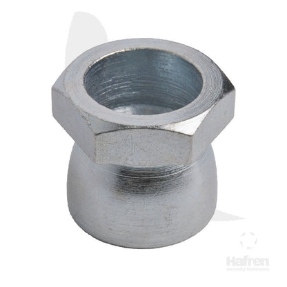 PROLOK Shear Nut Security Fastener – M10 Zinc Plated, 1-Way Tamper-Proof Nut, Pack of 10 | Heavy-Duty Anti-Tamper Hardware | Part No. SHN10Z-10