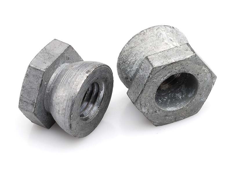 PROLOK Shear Nut Security Fastener – M10 Zinc Plated, 1-Way Tamper-Proof Nut, Pack of 10 | Heavy-Duty Anti-Tamper Hardware | Part No. SHN10Z-10