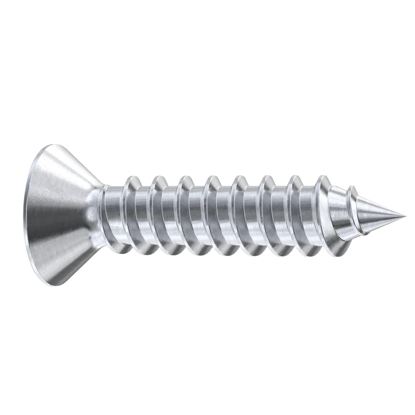 PROLOK Resytork Countersunk Security Screw – Self Tapper, 8 Gauge (4.2mm) x 38mm, 2-Way Drive, 304 Stainless Steel, Pack of 25 with Driver | Heavy-Duty Tamper-Resistant Fastener | Part No. RTCS8I-25