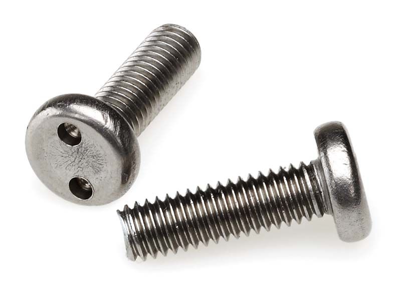 PROLOK Clutch Head Security Screw – 8G x 19mm, Round Head, 1-Way Self Tapper, AB Thread, 304 Stainless Steel, Pack of 25 | Tamper-Proof Fastener | Part No. CHRS8F-25