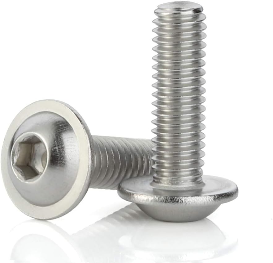 PROLOK Resytork Security Machine Screw – M6 x 25mm, Button Head, 2-Way Drive, 304 Stainless Steel, Pack of 25 with Driver | Tamper-Resistant Fastening | Part No. RTBM625-25