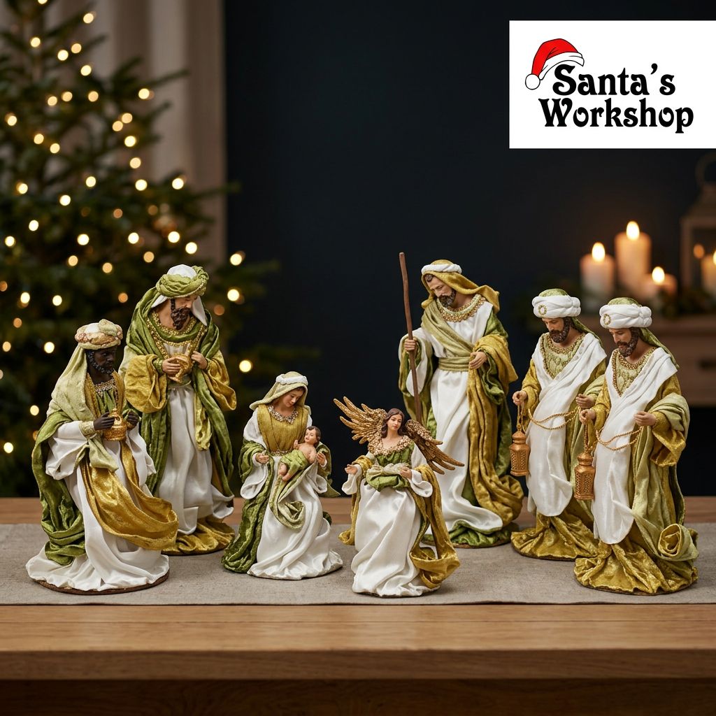Christmas Religious Handmade Nativity set 39 cm